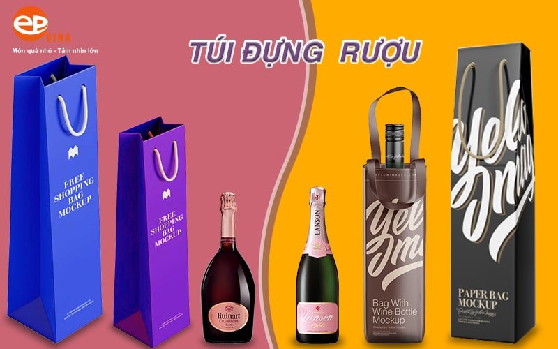 Túi đựng rượu và hộp đựng rượu là sản phẩm được nhiều người chọn mua