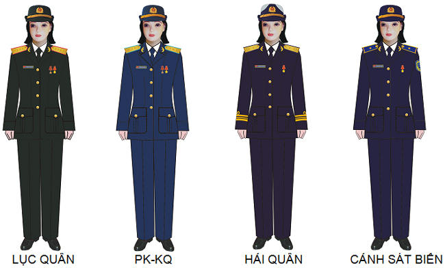 Trang phục và cách đeo huy hiệu trong Quân đội nhân dân Việt Nam